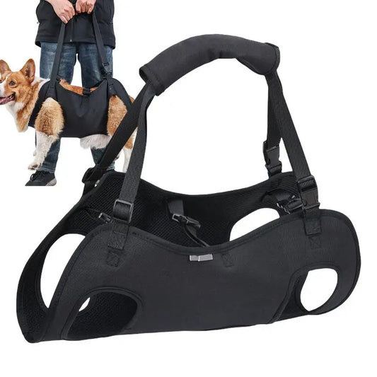 Dog Lift Harness for Stairs Dog Recovery Sling Thicken Handle Dog Assist Belt Pet Rehabilitation Lift Vest Adjustable Strap